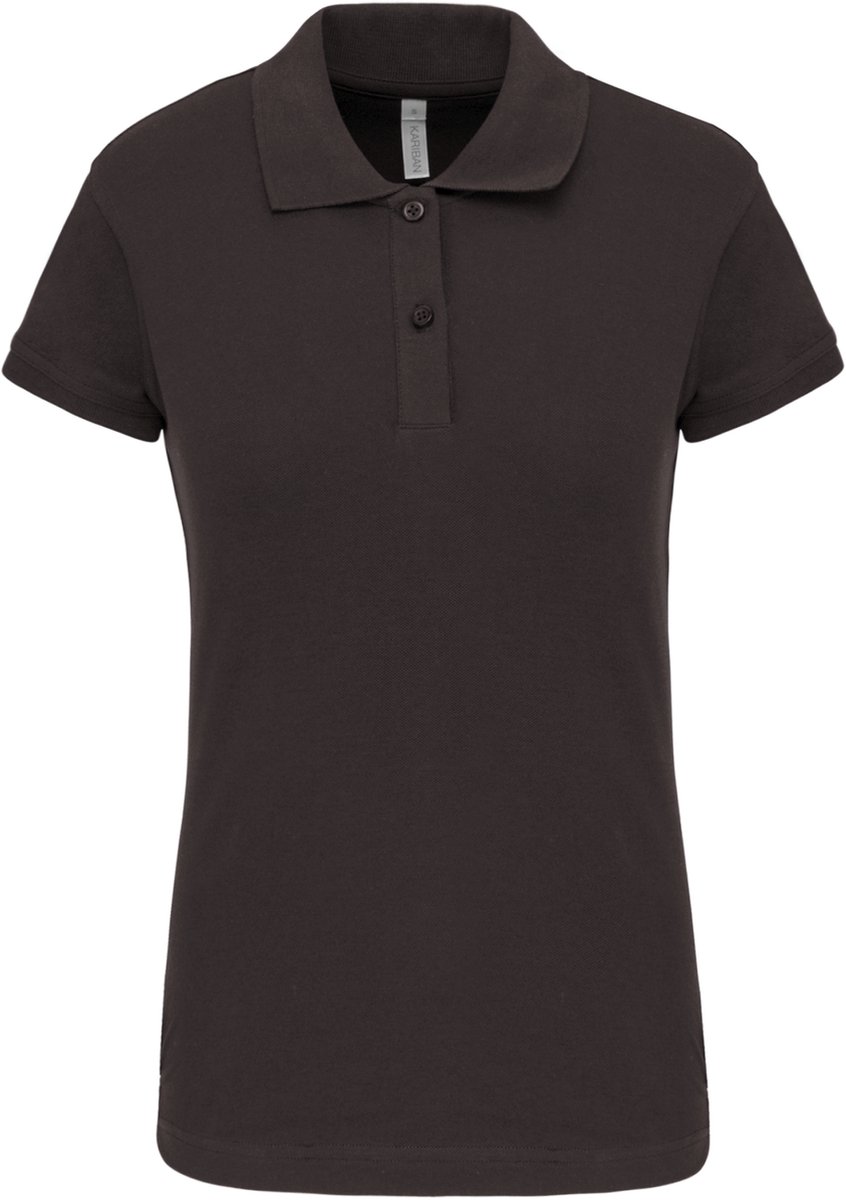 Kariban Piquépolo korte mouwen dames K240 - Dark Grey - XS