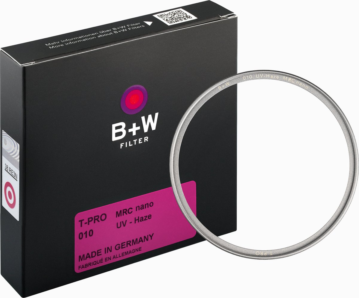B+W T-Pro 010 UV 37 mm Camera-beschermingsfilter