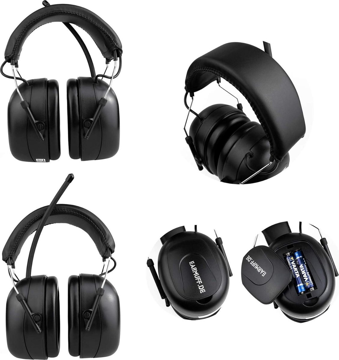 EARMUFF Gehoorbescherming met DAB & FM 31 dB isolatie, favoriete radiozender en muziek via digitale radio en FM-radio luisteren, elektronische oorbescherming voor volwassenen, bouwplaatsen, tuinieren EARMUFF Gehoorbescherming met DAB & FM 31 dB isolatie, favoriete radiozender en muziek via digitale radio en FM-radio luisteren, elektronische oorbescherming voor volwassenen, bouwplaatsen, tuinieren
