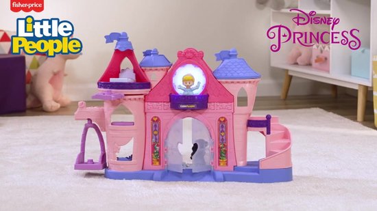 Fisher-Price Little People Kasteel - Disney Prinses Magisch Kasteel - Met Licht en Dans - Speelfigurenset
