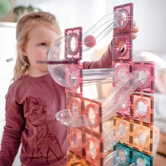 CONNETIX - Magnetisch Tegels - Pastel Ballenpakket - 16 Stuks - Magnetisch Speelgoed