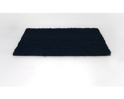 Deurmat Kokos - Deurmat Binnen - Blauw - 50 x 80 cm - Antislip rug - Slijtvast