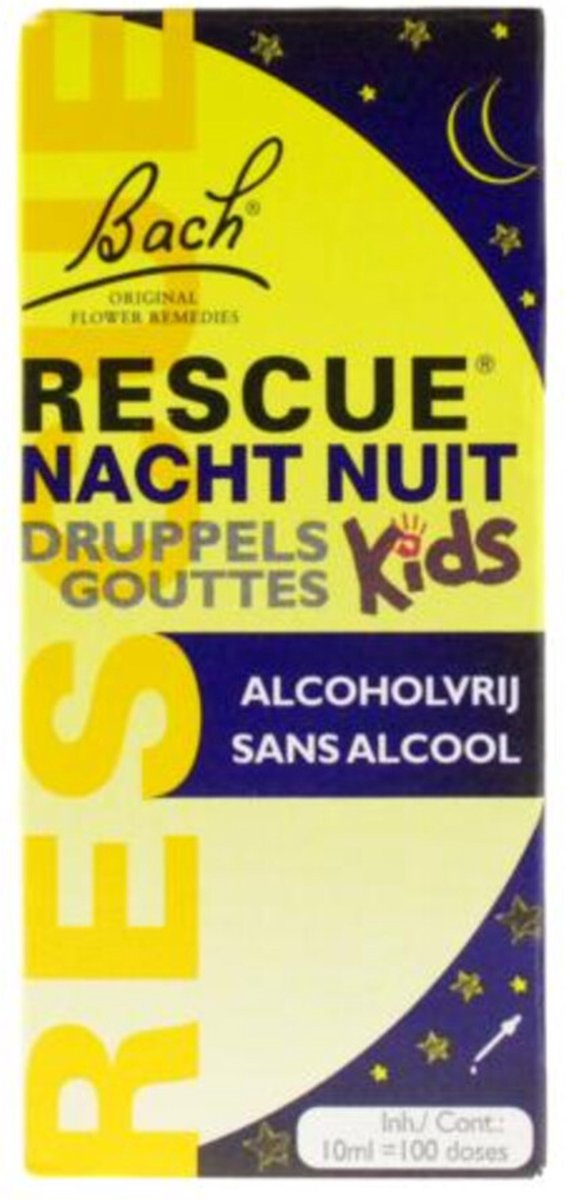 Goedkoopste Bach Rescue Rescue kids nacht druppels 10 Milliliter