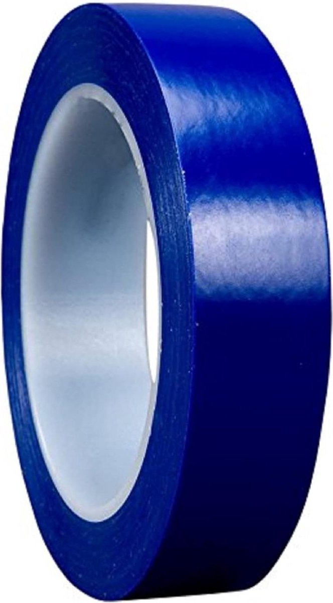 Zacht pvc-plakband - 471 hoogwaardig, 952 mm x 329 m indigo - 1 per verpakking