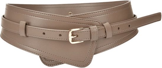 Liitata Brede elastische riem voor dames, vintage, stretch, tailleriem