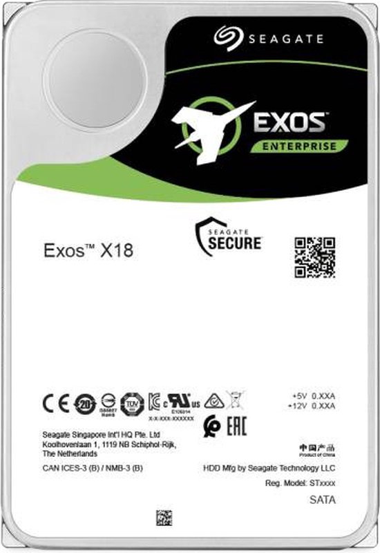 Seagate Enterprise ST16000NM000J interne harde schijf 3.5' 16 TB SATA III