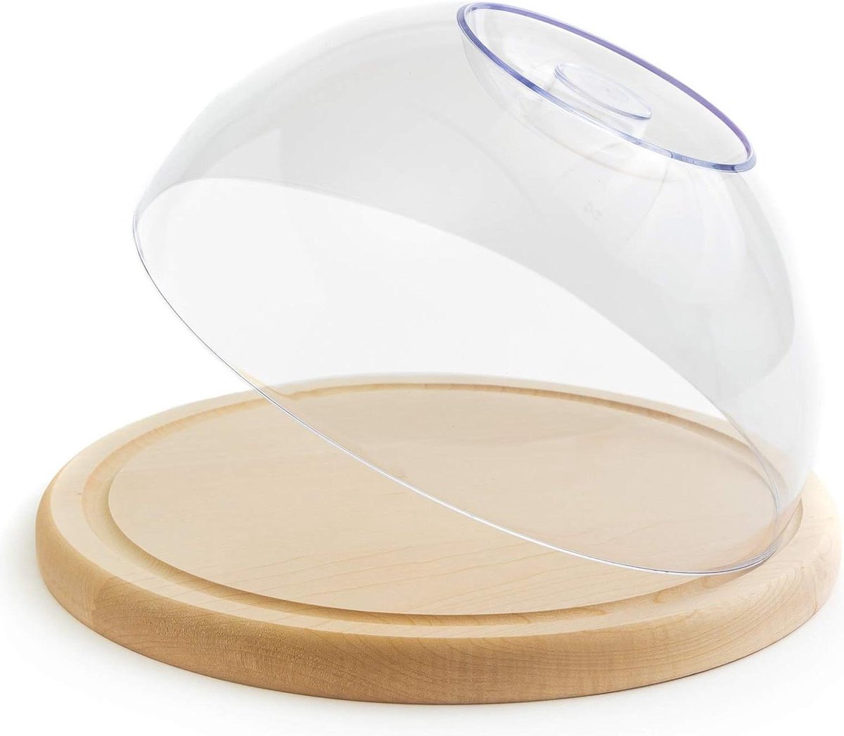 Kaasklok Houten Kaasbord Kaasplank Bewaren Van Kaas Fijne Vleeswaren - 24 cm