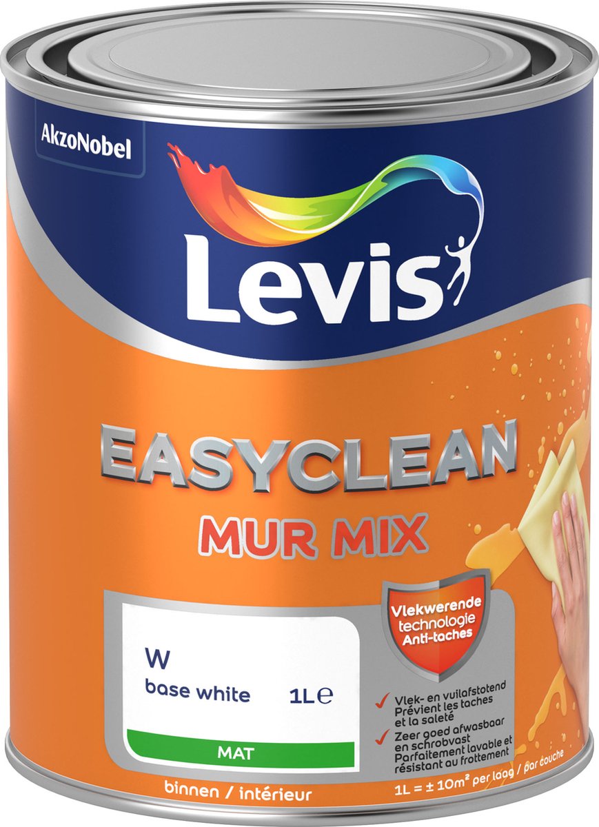 Levis EasyClean Mur Mat Mix - Shady Grey C40 - 1 L