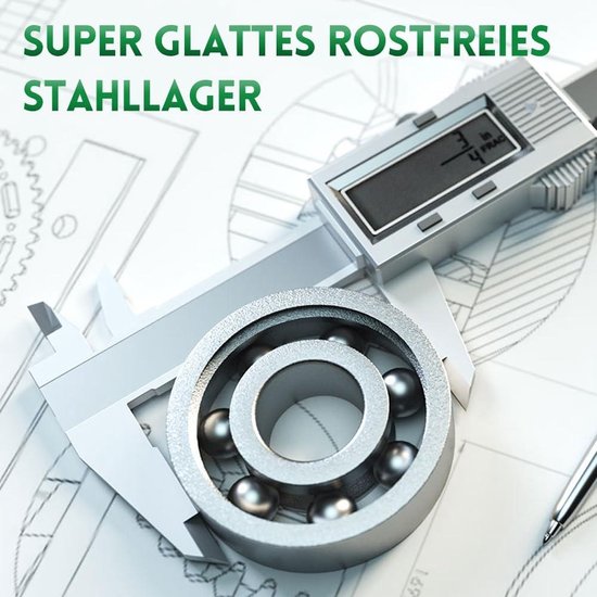 Baitcaster Baitcasting-rol met magnetisch remsysteem voor zout- en zoetwater vissen - 18+1BB roestvrijstalen kogellagers - 7.1:1 - hoge snelheid — afbeelding 4