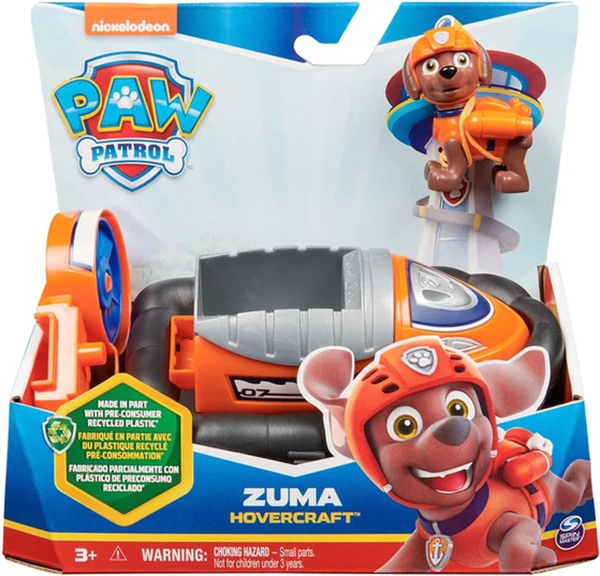 PAW Patrol - Zuma's Hovercraft - speelgoedauto met speelfiguur — afbeelding 14