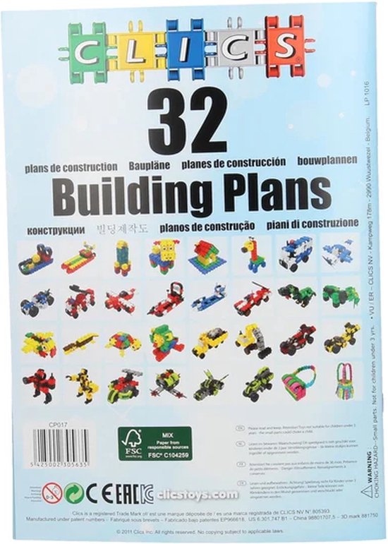 CLICS Bouwboek - 32 IN 1