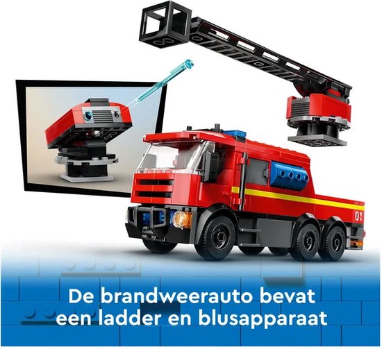Caserne de pompiers et camion de pompiers LEGO City - 60414
