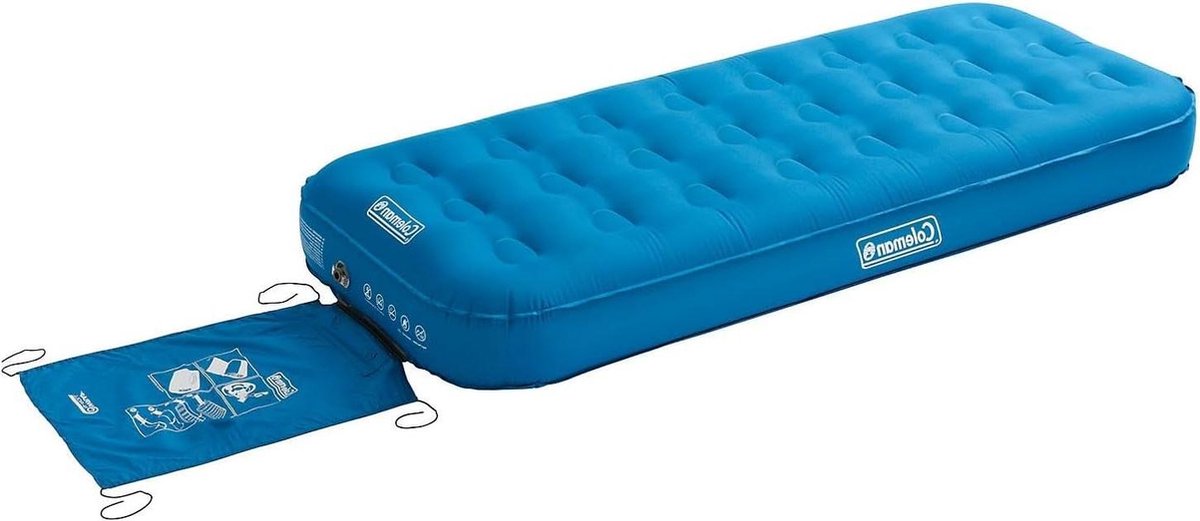 Extra duurzaam eenpersoonsbed-tweepersoonsbed campingbed - opblaasbaar stabiel en comfortabel voor binnen en buiten