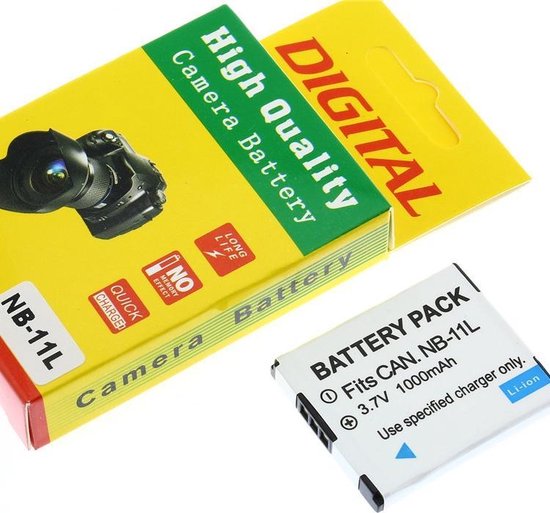 Camera Batterij Accu NB-11L 1000mAh Canon PowerShot