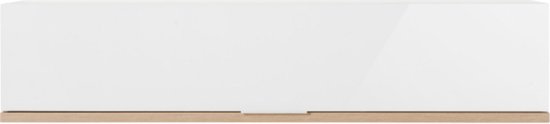 Moderne Keukenkast Voorraadkast Hoog 2 Deurs 40x79x175 Cm - Wit