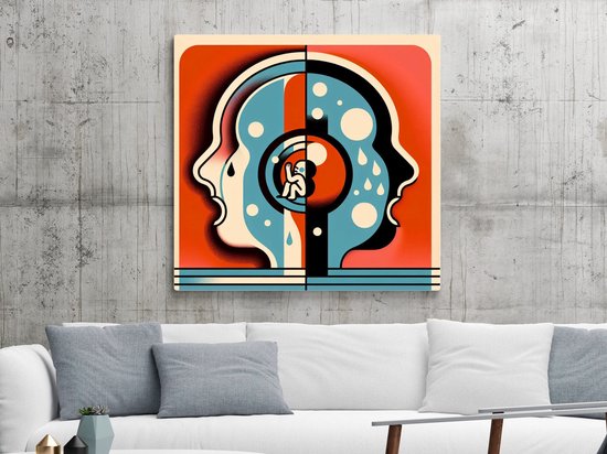Kunstprint | Wanddecoratie | Dibond | 60 × 60 cm