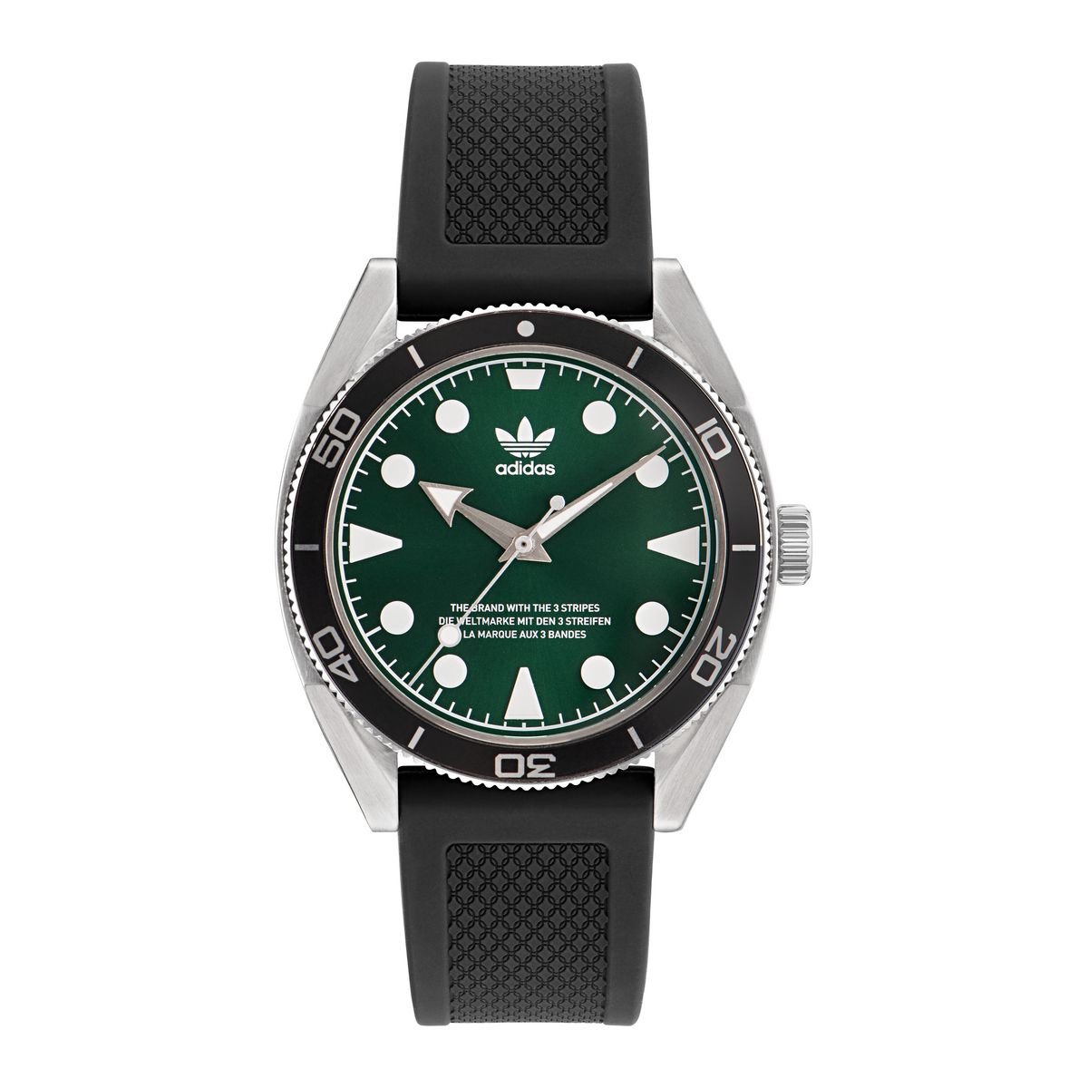 Adidas Originals Edition Two AOFH23008 Horloge - Siliconen - Zwart - Ø 43 mm
