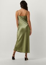 Notre-V Dames Maxi Jurk Satin Strap Dress Groen - Maat XL