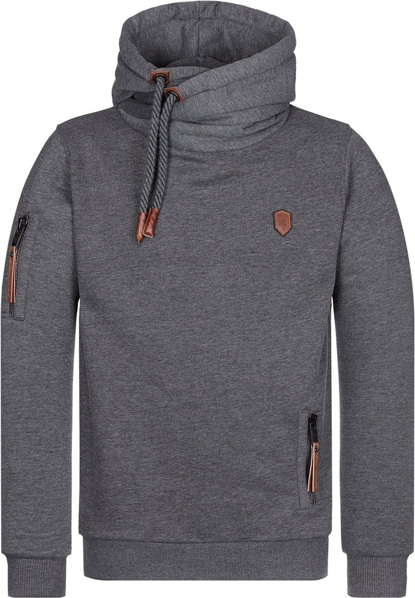 Naketano Hoodie Pimp 1800-0202 Anthracite Melange-XL