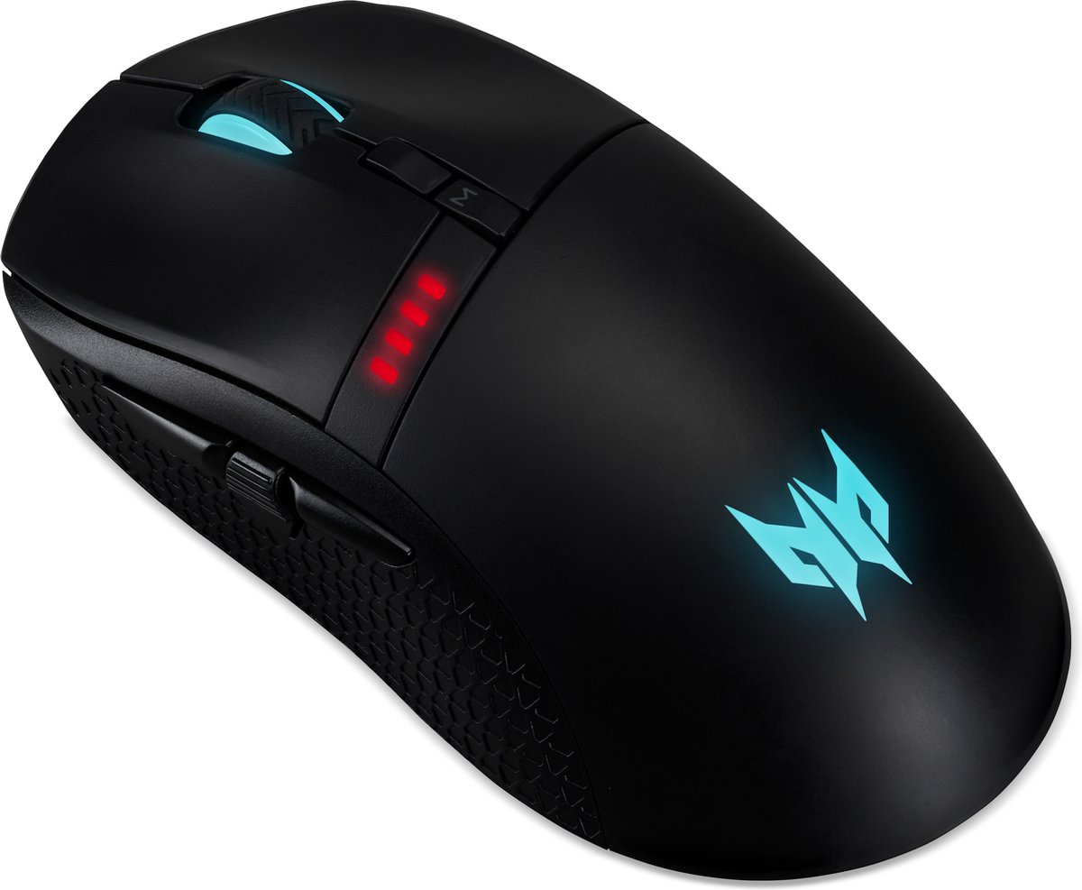Acer Predator Cestus 350 muis Ambidextrous RF Wireless+USB Type-C Optisch 16000 DPI