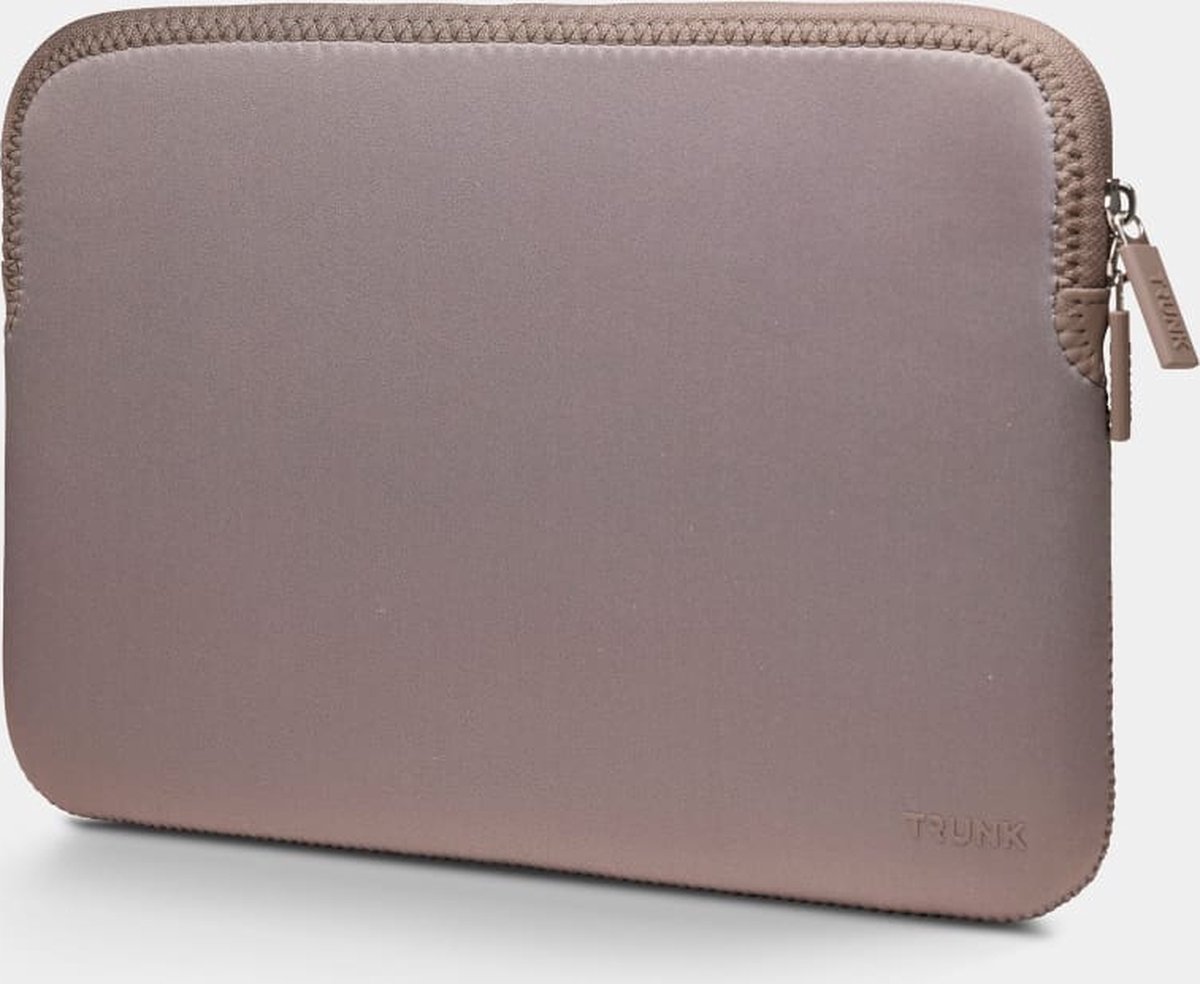 Trunk Neoprene Sleeve MacBook Pro/Air/Neo 13 – Duurzame Neopreenmix – Zacht en Pluchen Interieur – Wasbaar in Machine op 30 Graden - Roze