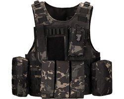 Tactisch vest met MOLLE voor kamperen en wandelen - Bodywarmer voor mannen en vrouwen