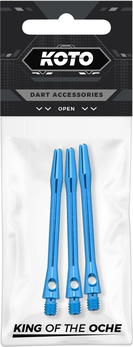 KOTO King Grip Aluminium Blue - Dart Shafts Medium van Merkloos — afbeelding 2