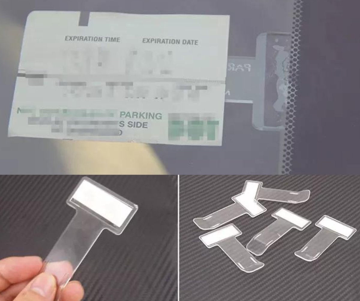 New Age Devi - Parkeerticket Houder - Parkeerkaartclip - Kaarthouder Auto - Tickethouder Auto - Ticketclip Parkeren