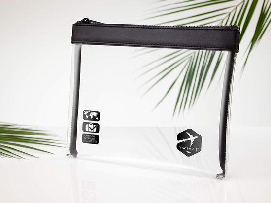 Grote Duidelijke pvc-Zak van de Wasmake-up, Waterdichte pvc-Reis Make-upzak, voor Mannen, Vrouwen en, Transparant, Modieus