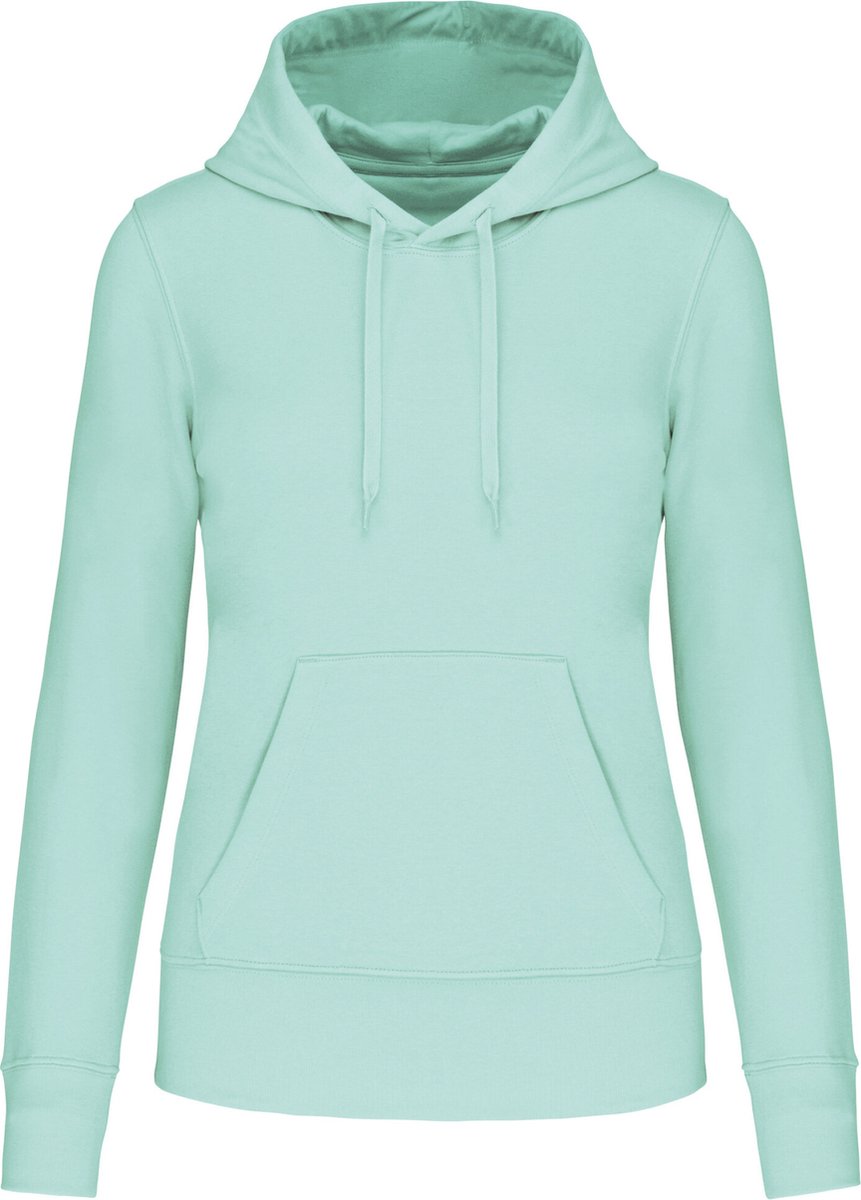 Kariban Ecologische damessweater met capuchon K4028 - Ice Mint - XS