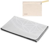 Bol.com Opvouwbare yogamat voor op reis - 15 mm dikke yoga mat voor yoga pilates training en fitness - Met antislip en draagtas ... aanbieding