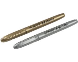 Metallic Stiften 2 stuks | Goud & zilver