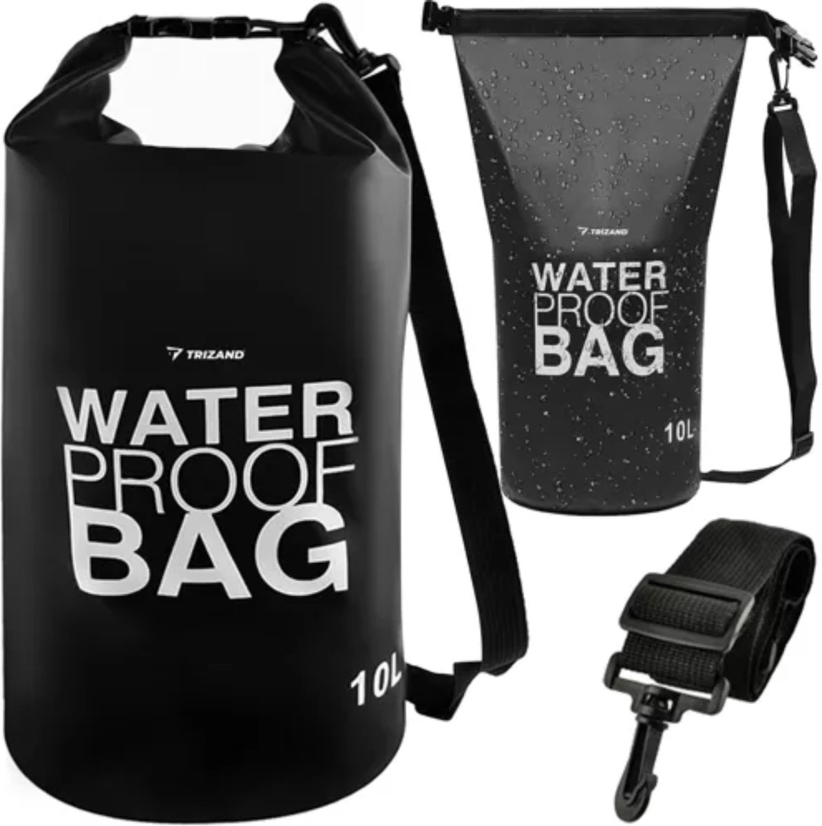 Trizand Waterdichte Tas 10L - Duurzaam en Betrouwbaar voor Buitenactiviteiten