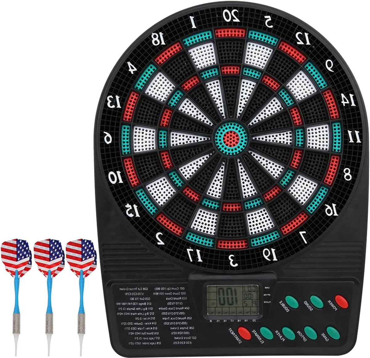 Prachtig veilig LCD-scorescherm Professioneel dartaccessoire voor gezin - Elektronisch dartspel met elektronisch dartbord Dartbord