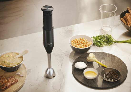 Haier HHB5B2 011 0,9 l Staafmixer 1000 W Zwart van Haier — afbeelding 4