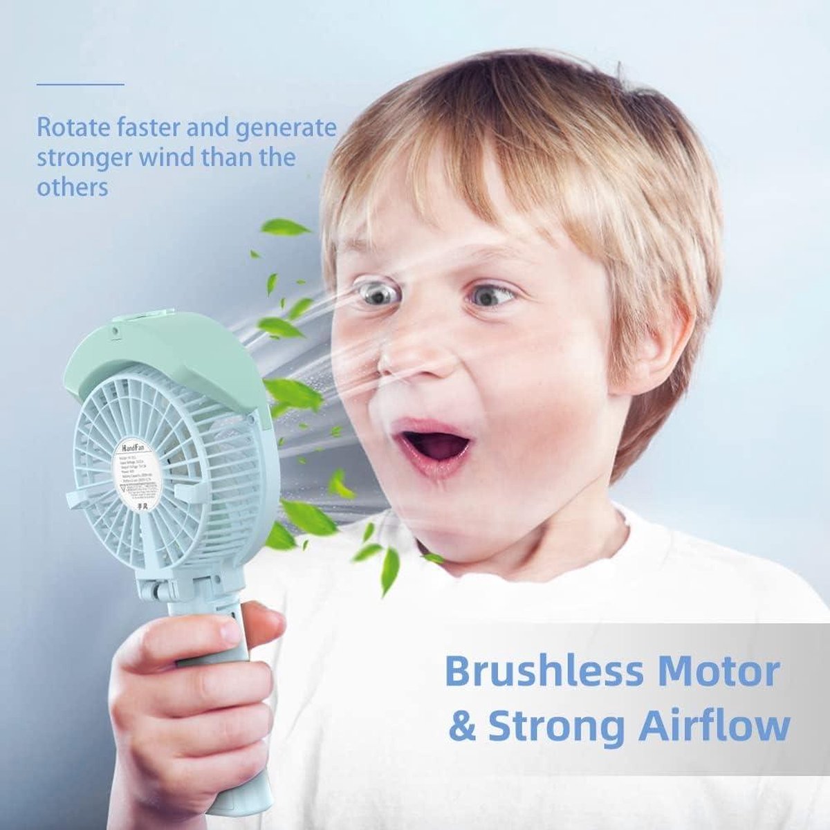 mini hand fan with water