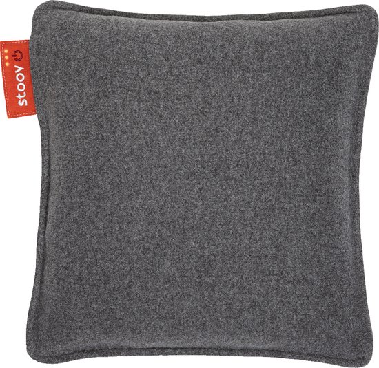 Stoov Warmtekussen | Ploov Grey | Duurzaam & Draadloos | Infrarood warmtekussen | 45x45 cm | Standard batterij
