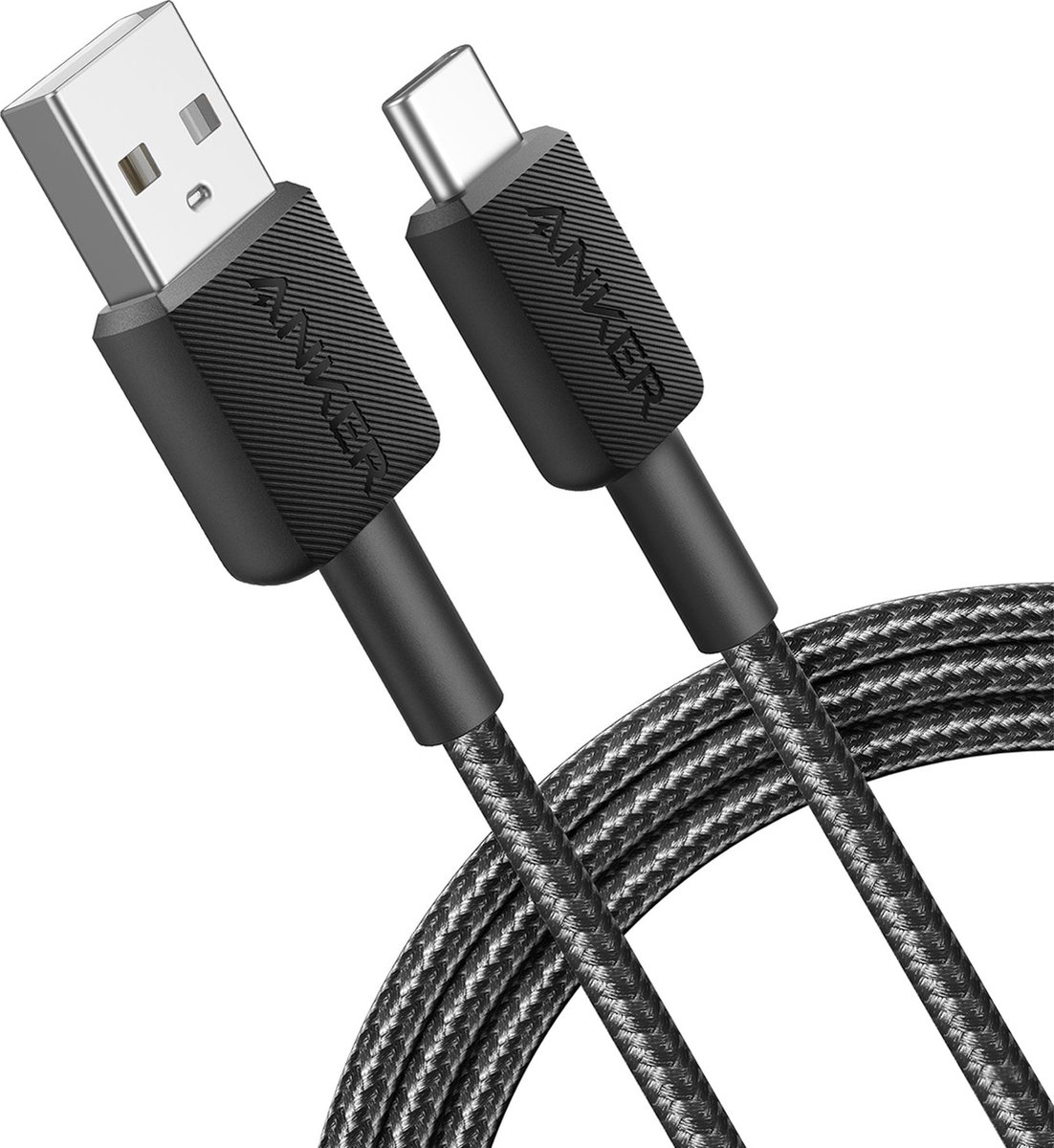 ANKER 322 USB-A-naar-USB-C USB-kabel 0,9 m Zwart