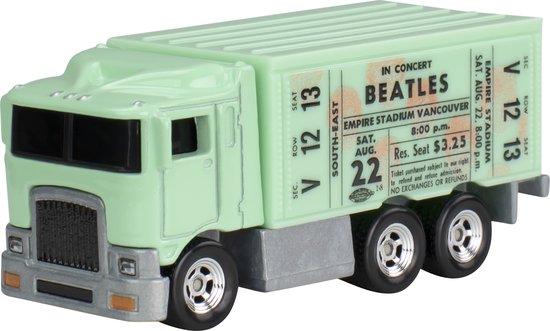 Hot Wheels HVJ45 Hiway hauler "the Beatles" Groen speelgoedvoertuig