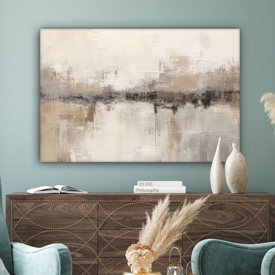 Geometrische Wanddecoratie 30x40 Cm (Niet Ingelijst