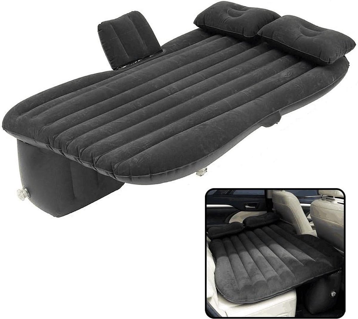 Auto Opblaasbare Luchtmatras Bed voor Achterbank - Reizen Camping - SUV's en Middelgrote Vrachtwagens
