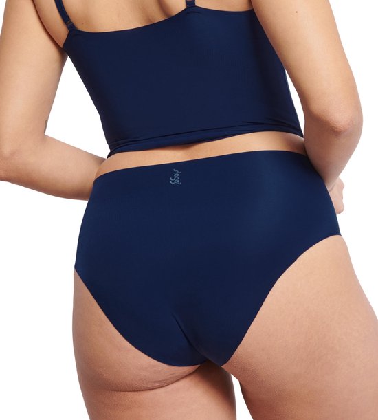 Culotte sloggi ZERO Feel 2.0 bleu foncé, taille L, avec logo au dos.