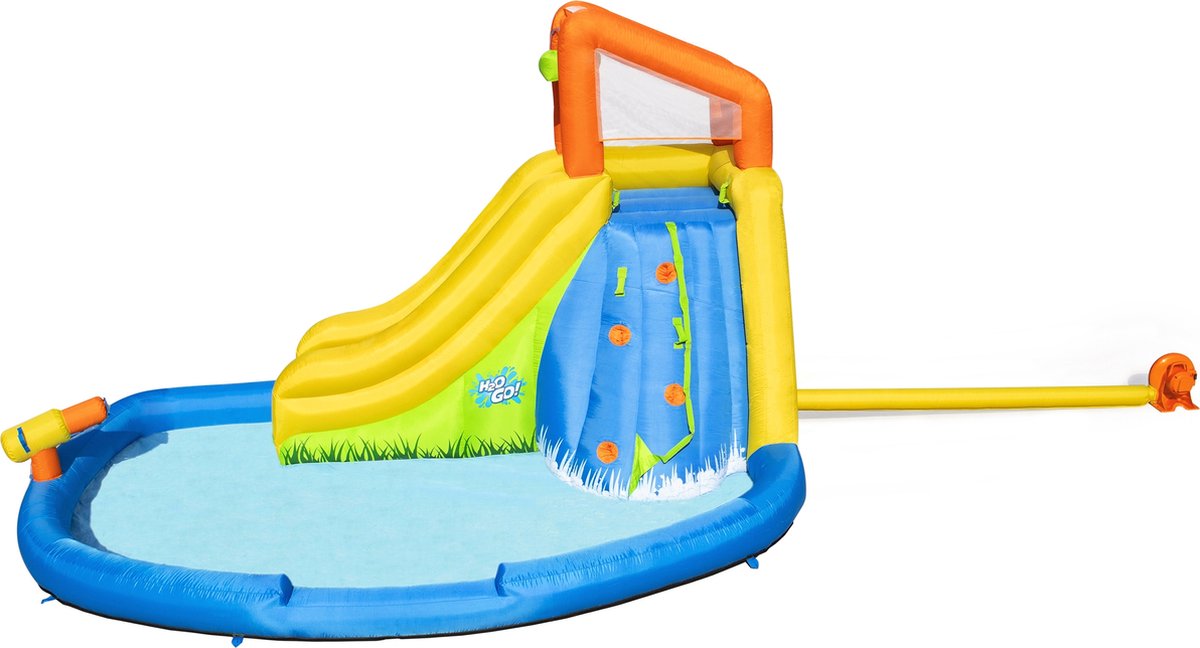 Bestway H2OGO! Waterpark mount splashmore - speelzwembad - klimwand - Glijbaan — afbeelding 3