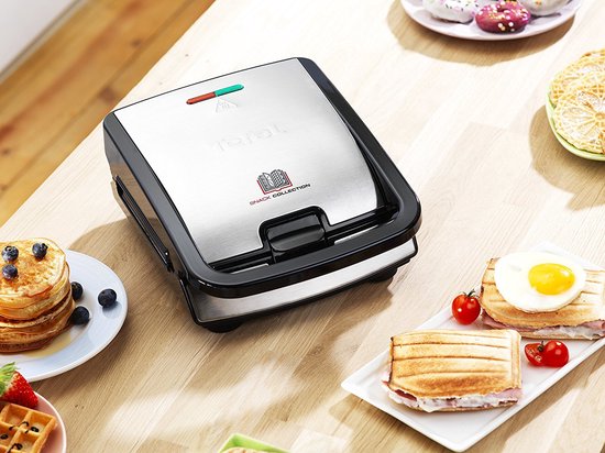 Tefal - xa800112 - Croque‑monsieur platen - Tosti‑platen - Tefal Snack Collection - 2 stuks van Tefal — afbeelding 3