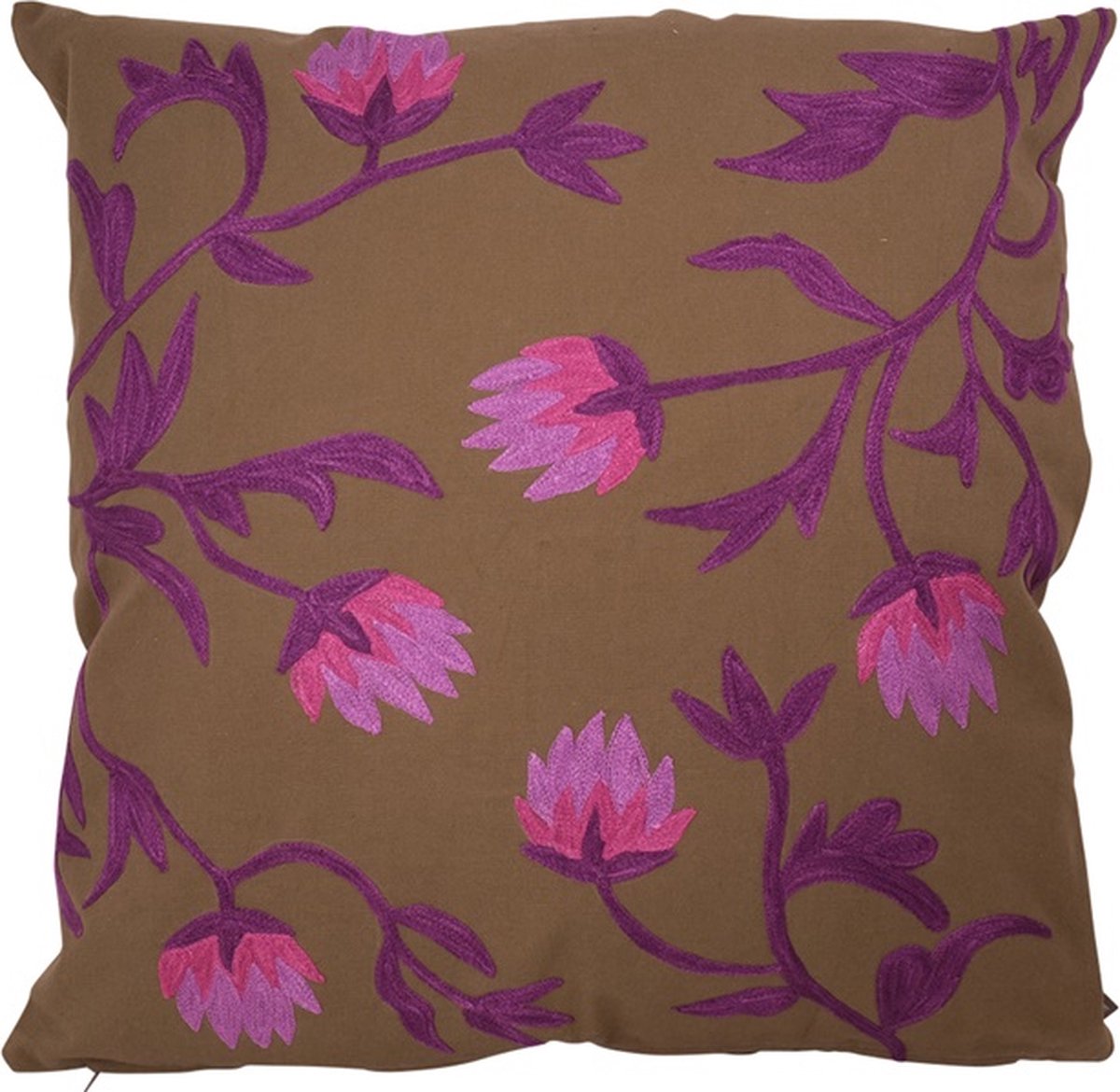 Kussen Kate Paars | 60 X 60 | Sierkussen Voor Woonkamer Of Slaapkamer