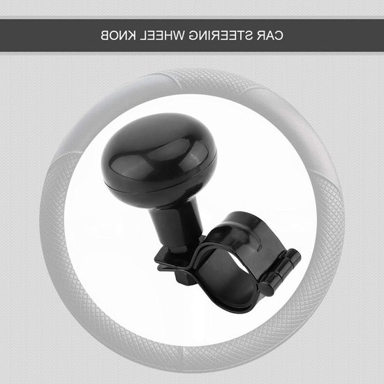Heavy Duty Steering Wheel Spinner Knob - Suicide Knob Booster Ball For Trucks, Tractors & Auto