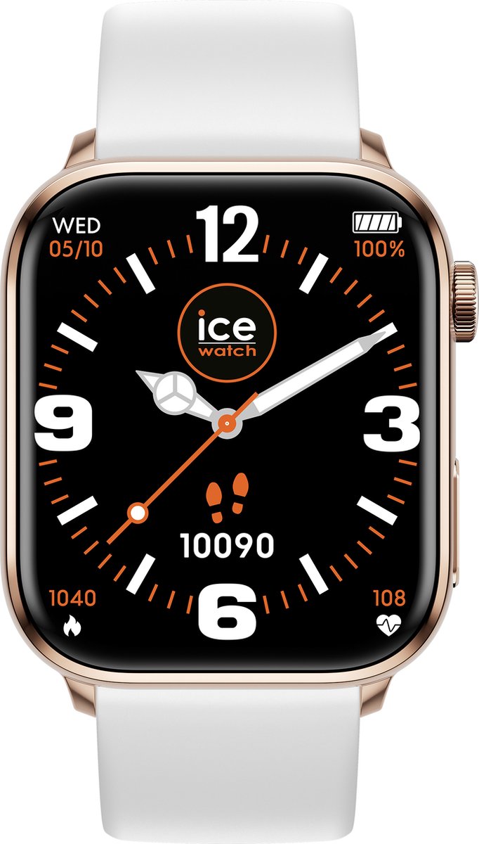 Ice Watch Ice Smart 2.0 - Rose Gold 022537 Horloge - Siliconen - Wit - Ø 40 mm