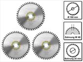 Festool fijngetand cirkelzaagblad HW 160 x 20 x 2,2 mm B48 160 mm 48 tanden ( 3 x 491952 )