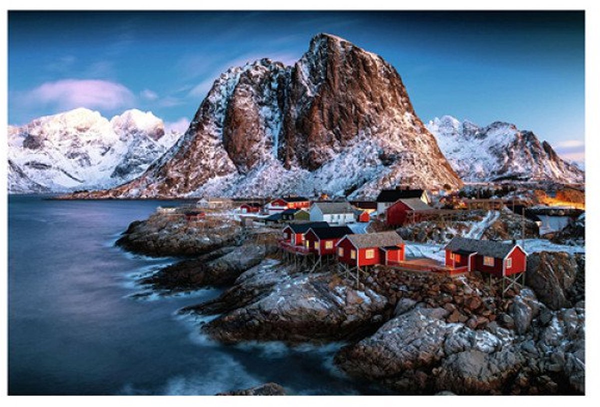 Ravensburger puzzel Hamnoy, Lofoten - legpuzzel - 3000 stukjes — afbeelding 7