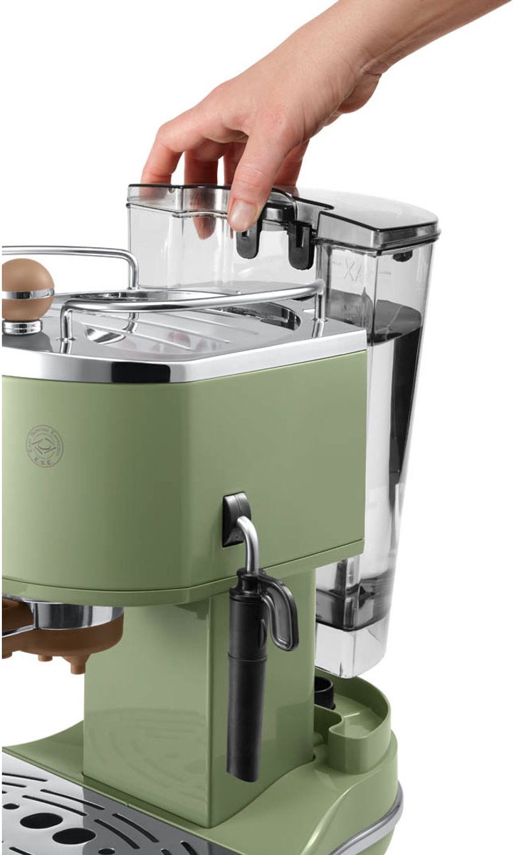 De'Longhi Icona Vintage ECOV 311.GR Handmatige Espressomachine - Limegroen thumbnail 5